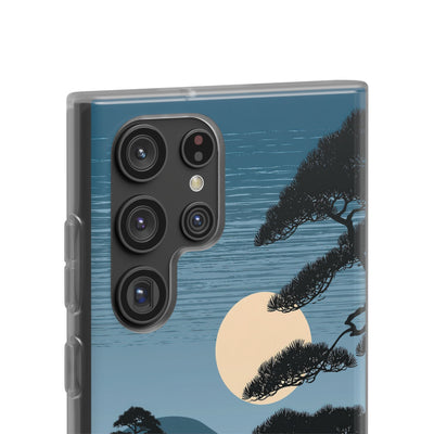 Blue Lite Phone Case for Samsung - Midnight Kyoto Pine