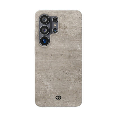 Grey Lite Phone Case for Samsung - Brutalist Stone Grit