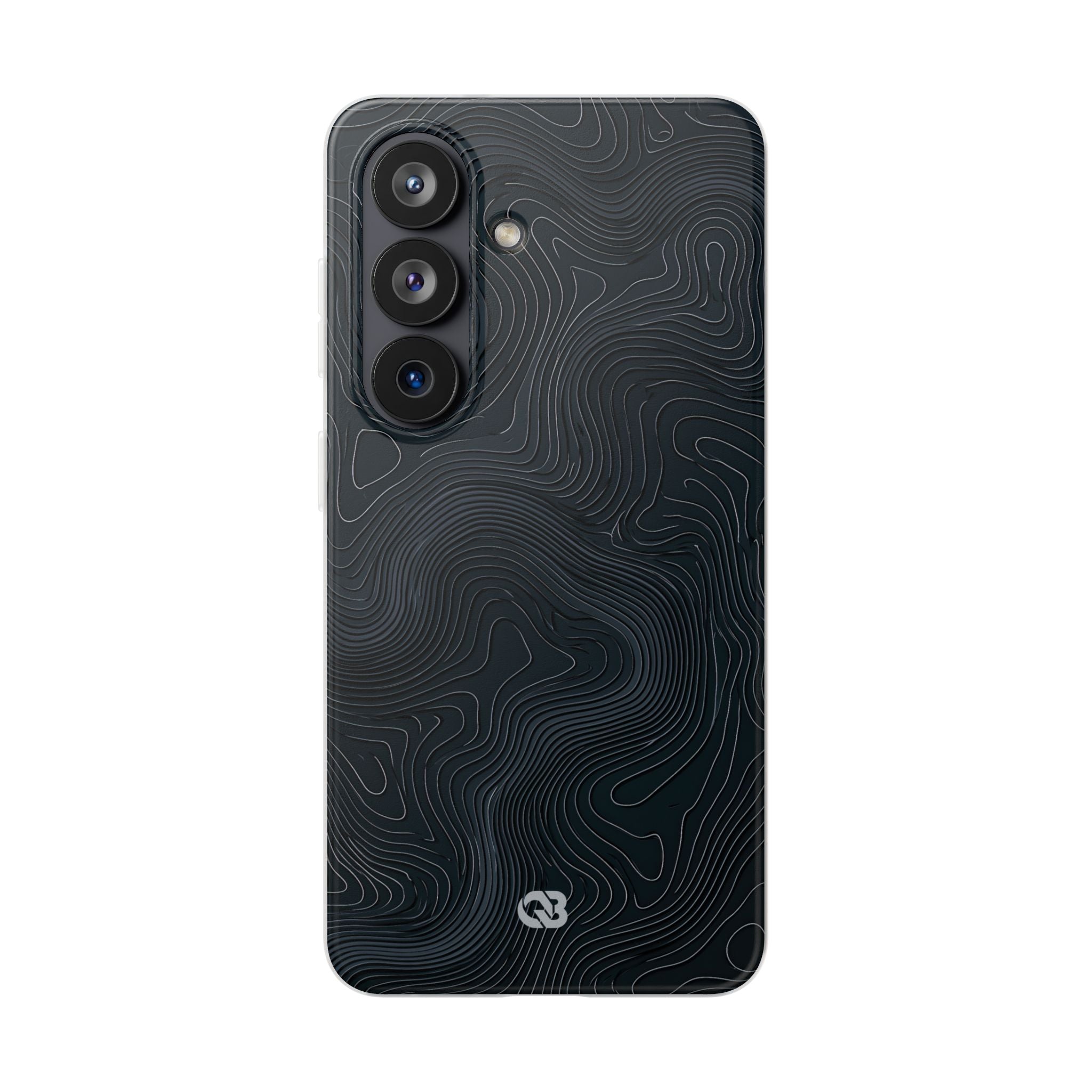 Black Lite Phone Case for Samsung - Obsidian Ridge Topo