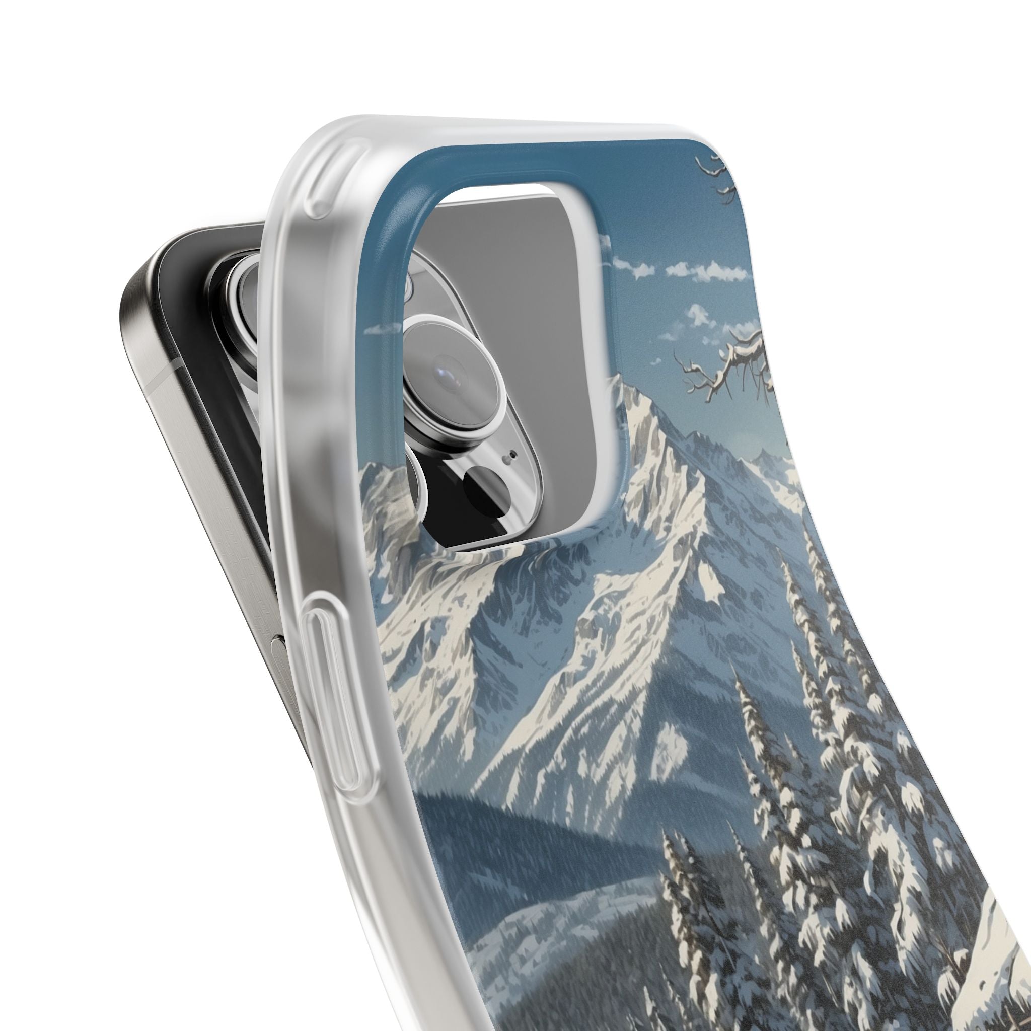 Frozen Ridge Valley · Soft Phone Case for iPhone
