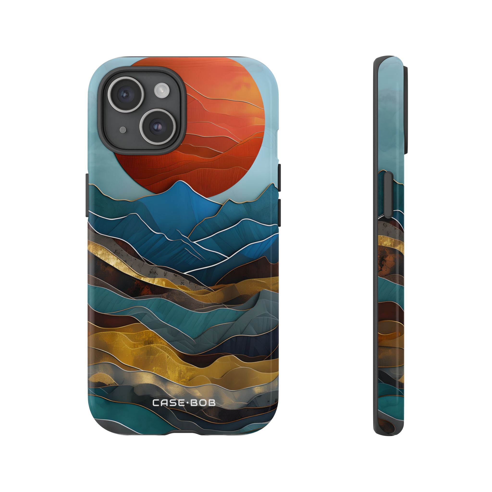 Solar Peak iPhone 15 Case - Tough