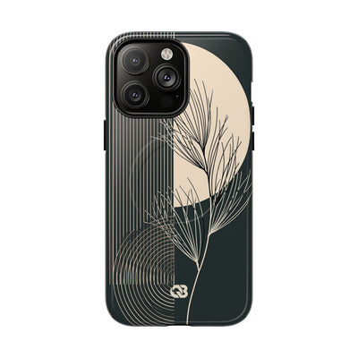 Black Tough 2.0 Magsafe Phone Case for iPhone - Obsidian Sand Willow