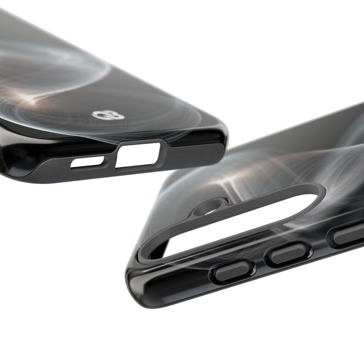 Luminous Vortex · Tough Phone Case for Samsung · Black