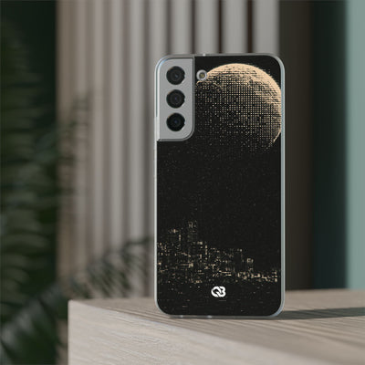Lunar Metropolis Nocturne · Lite Phone Case for Samsung · Black