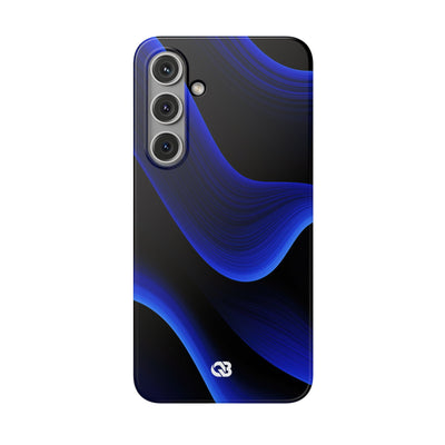 Cobalt Ridge Waves · Lite Phone Case for Samsung · Blue