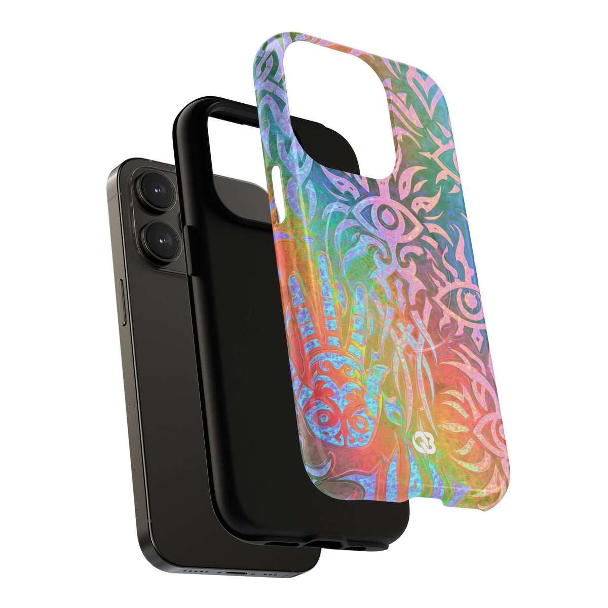 Chromatic Mystic Sigil · Tough 2.0 Magnetic Phone Case for iPhone · Blue