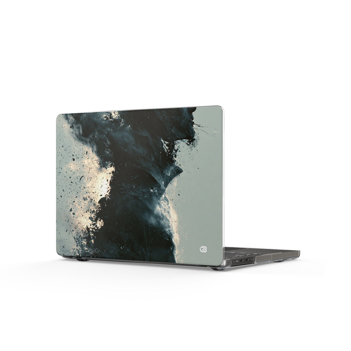 Ashen Dissolution · Clear Hard Case for MacBook · Black