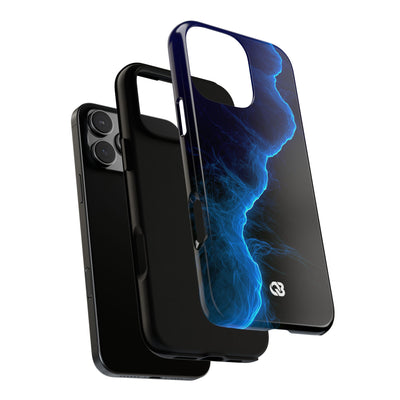 Electric Azure Drift · Tough Phone Case for iPhone · Blue