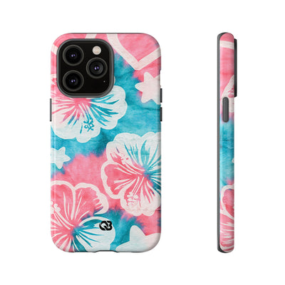 Tropical Hibiscus Bloom · Tough Phone Case for iPhone · Teal