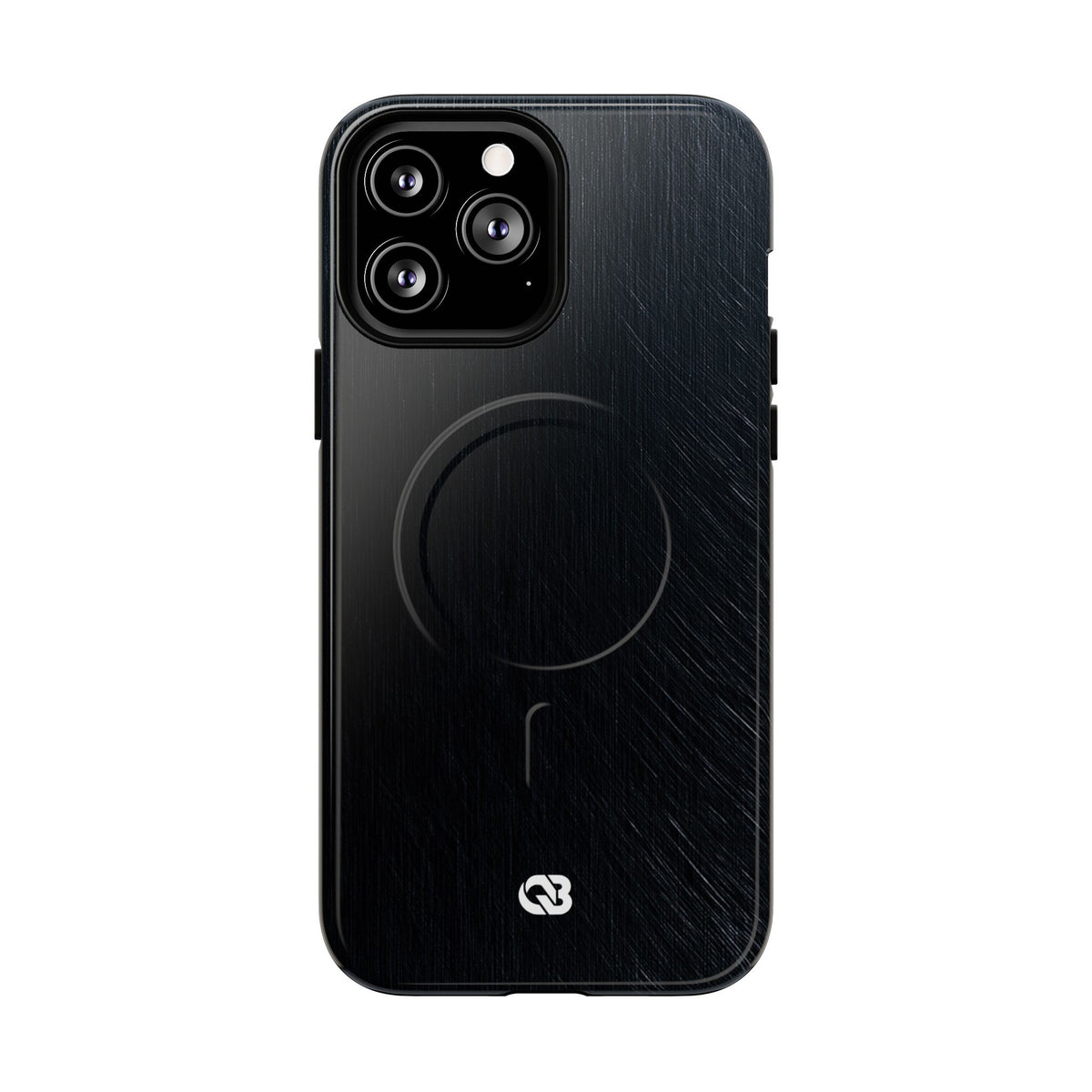 Brushed Obsidian Steel · Tough 2.0 Magnetic Phone Case for iPhone · Black