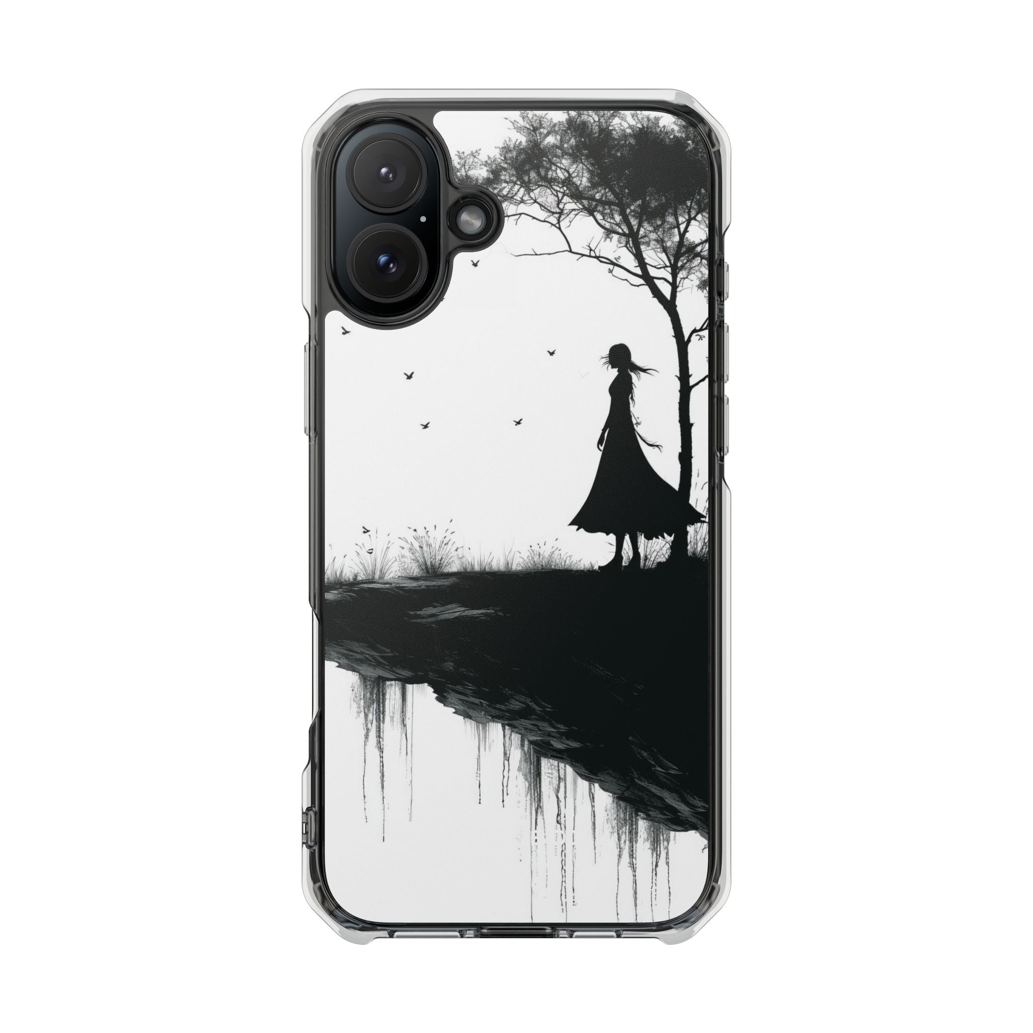 Cliffside Silhouette iPhone 16 Plus Case - Impact