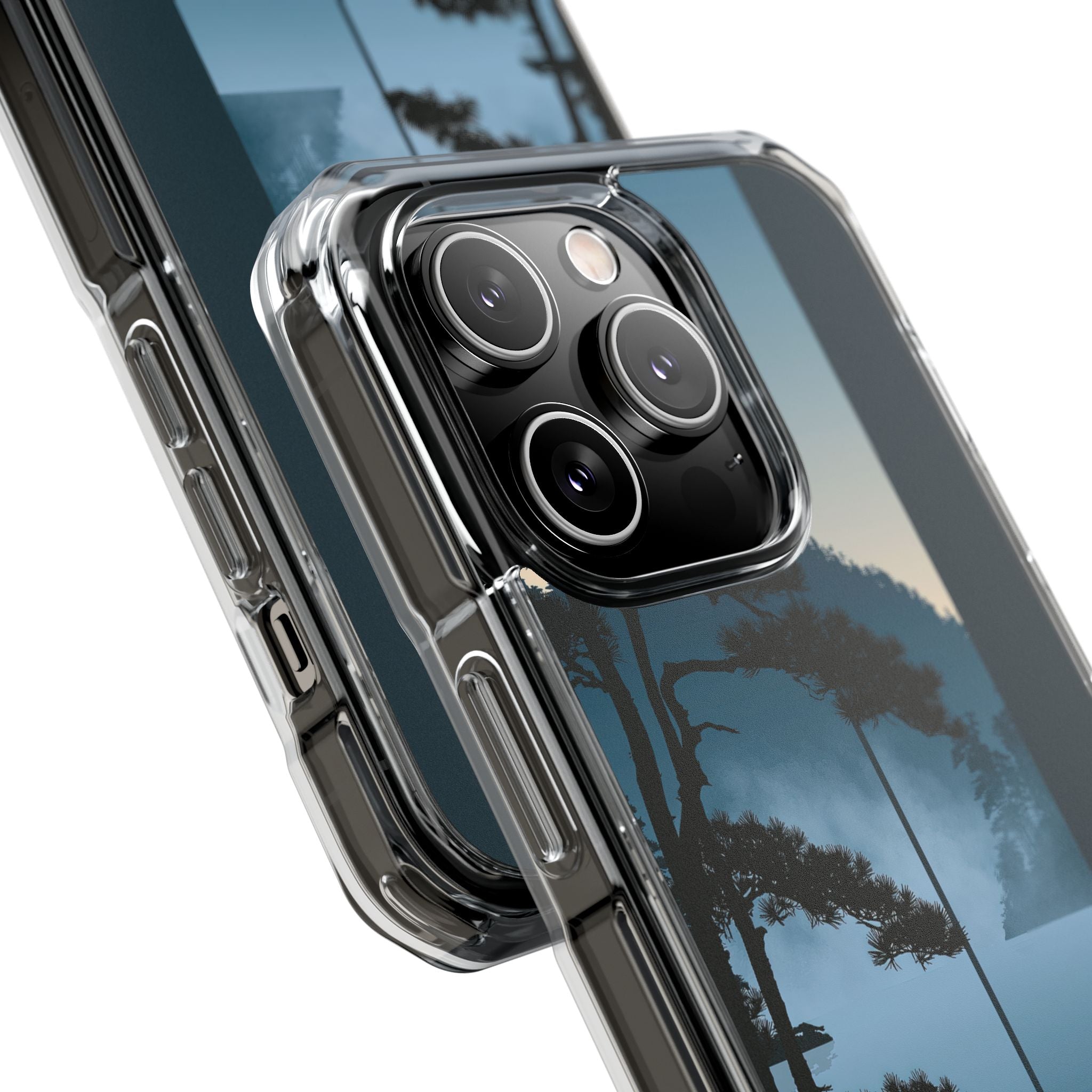 Blue Impact MagSafe Phone Case for iPhone - Kyoto Mist Pine