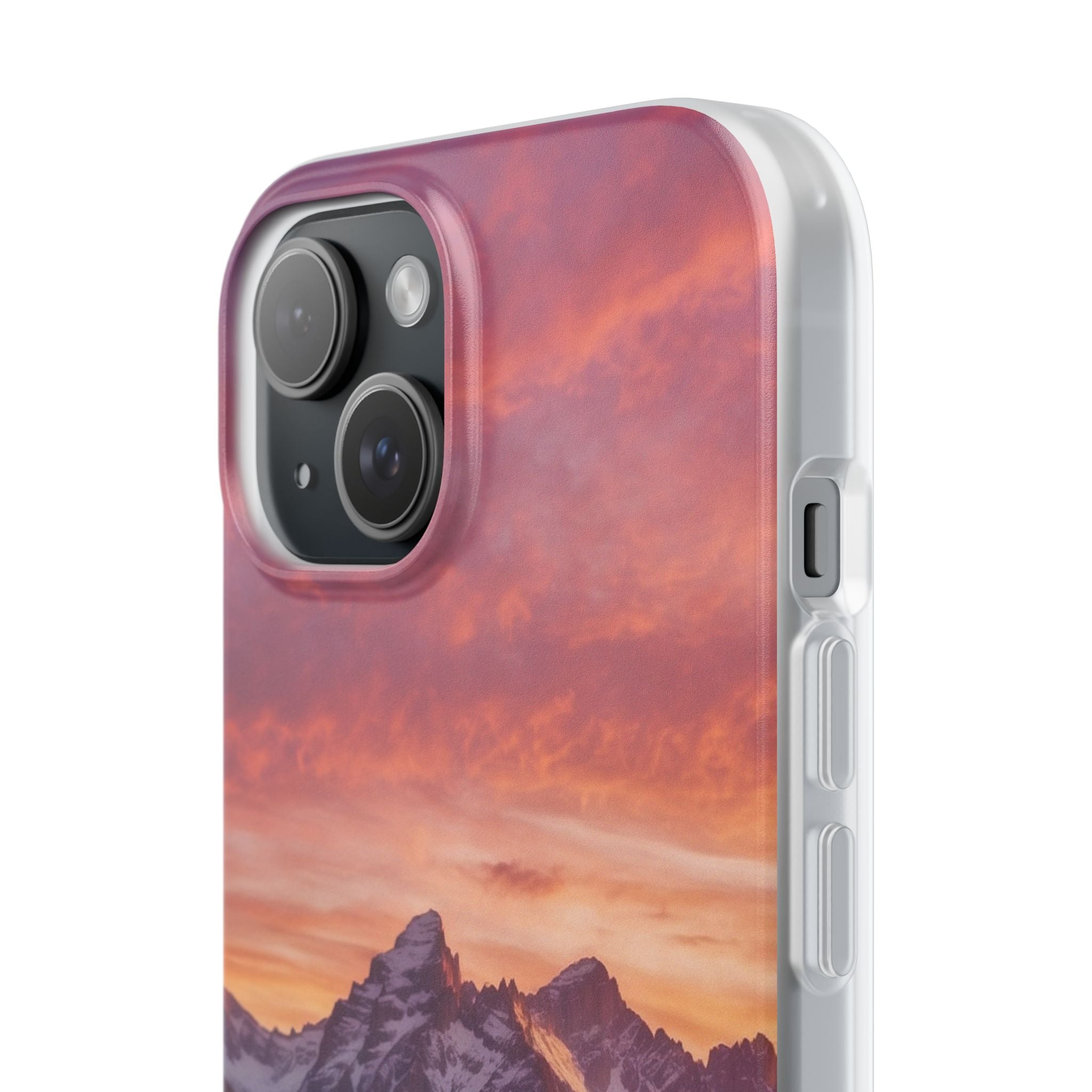 Snowcap Bloom iPhone 15 Case - Soft