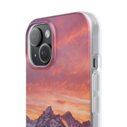 Snowcap Bloom iPhone 15 Case - Soft