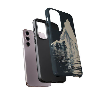 Blue Tough Phone Case for Samsung - Frozen Navy Monolith