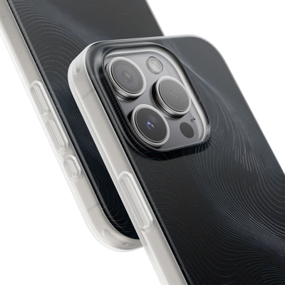 Black Lite Phone Case for iPhone - Obsidian Ridge Flux