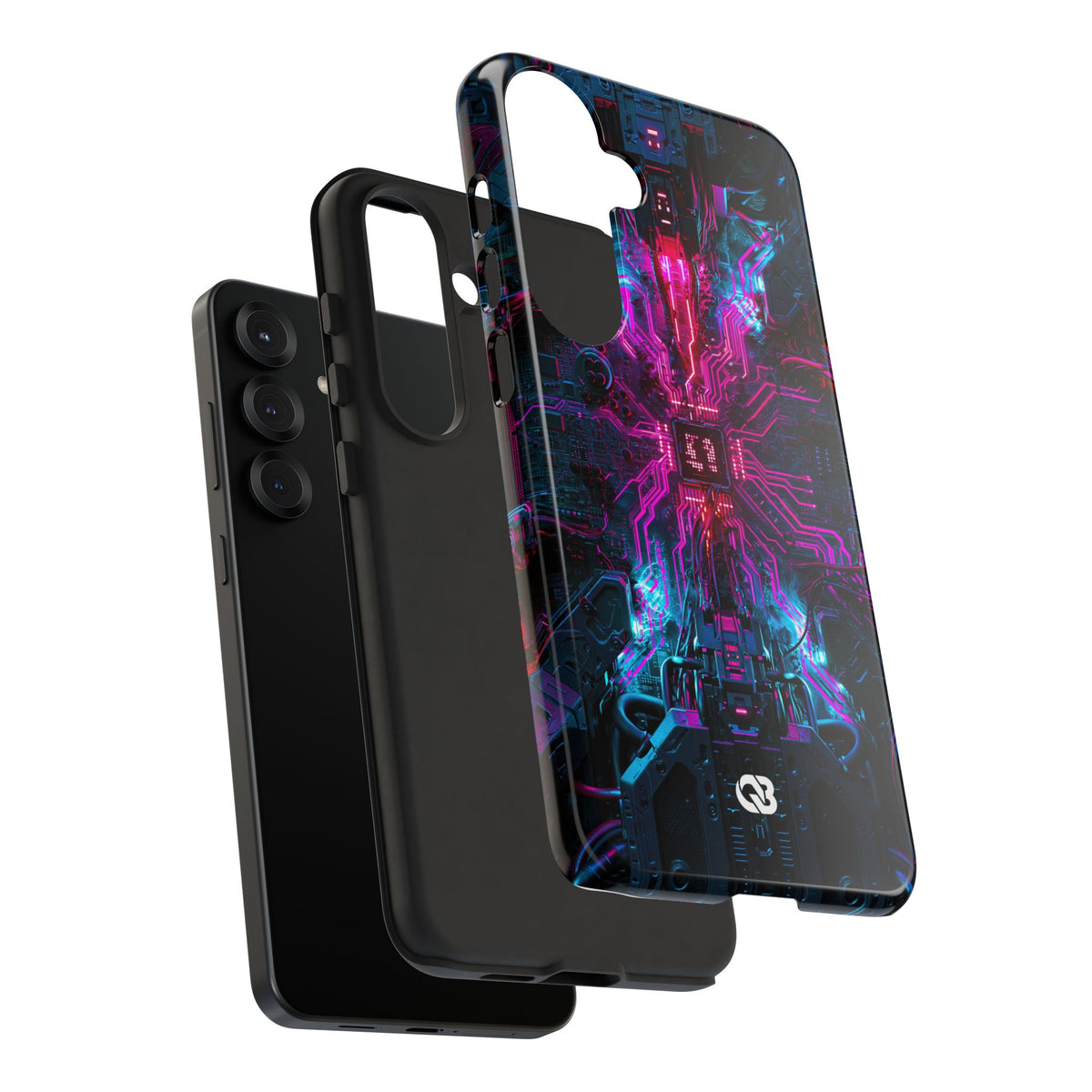 Neural Circuit Core · Tough Phone Case for Samsung · Black