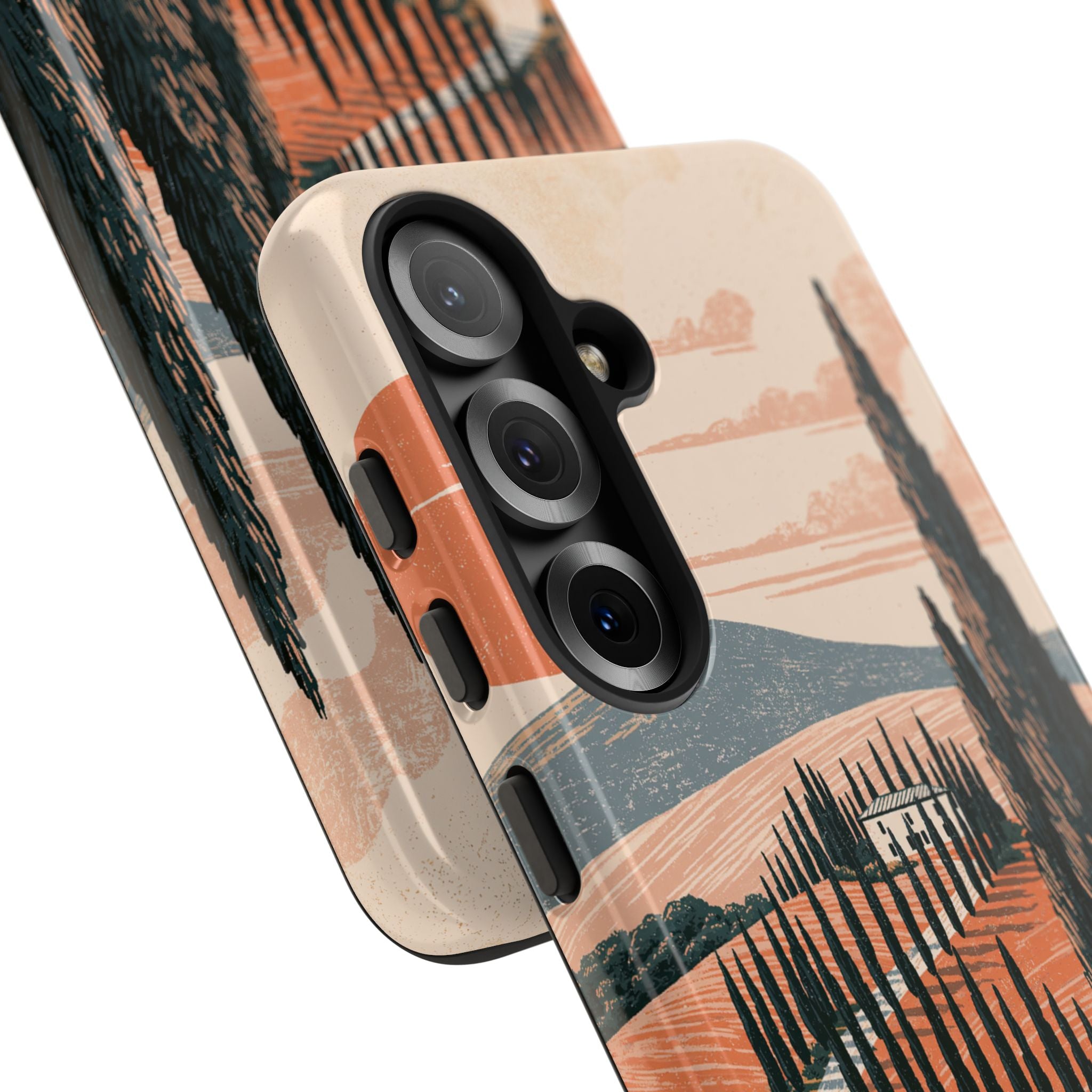 Orange Tough Phone Case for Samsung - Terracotta Ridge Trail