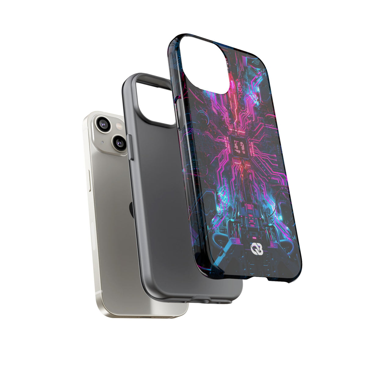 Neural Circuit Core · Tough Phone Case for iPhone · Black