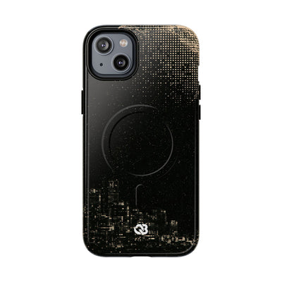 Lunar Metropolis Nocturne · Tough 2.0 Magnetic Phone Case for iPhone · Black