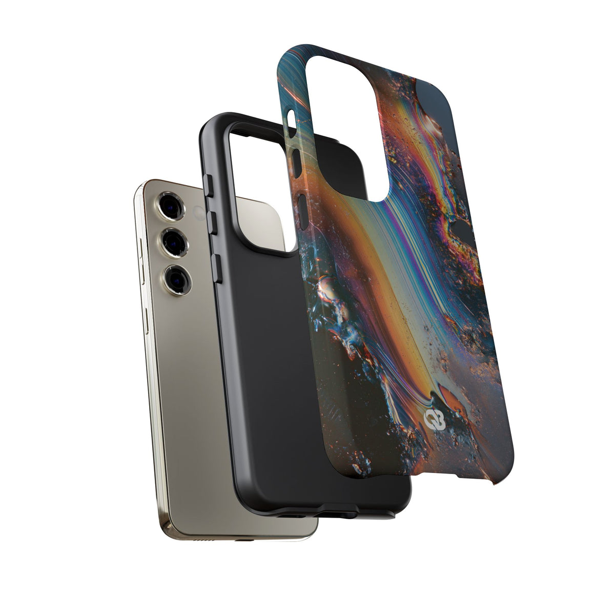 Prismatic Aura Flow · Tough Phone Case for Samsung · Blue