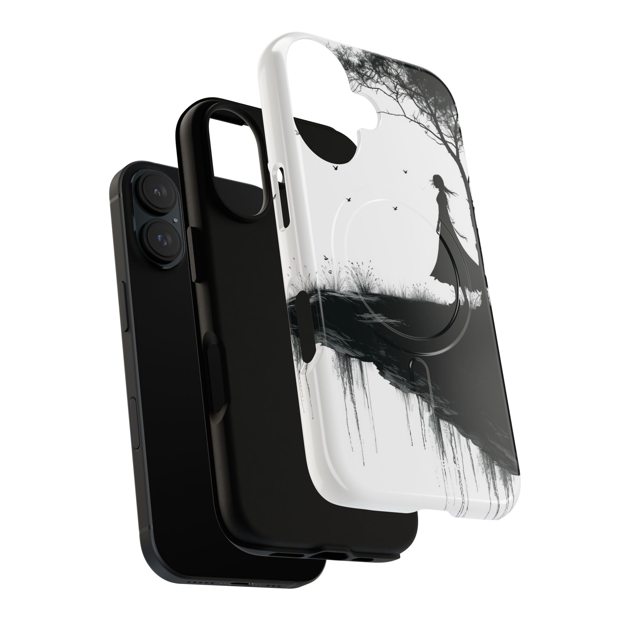 Cliffside Silhouette iPhone 16 Case - Tough+