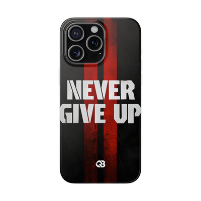 Crimson Grit Resolve · Soft Custodia per iPhone