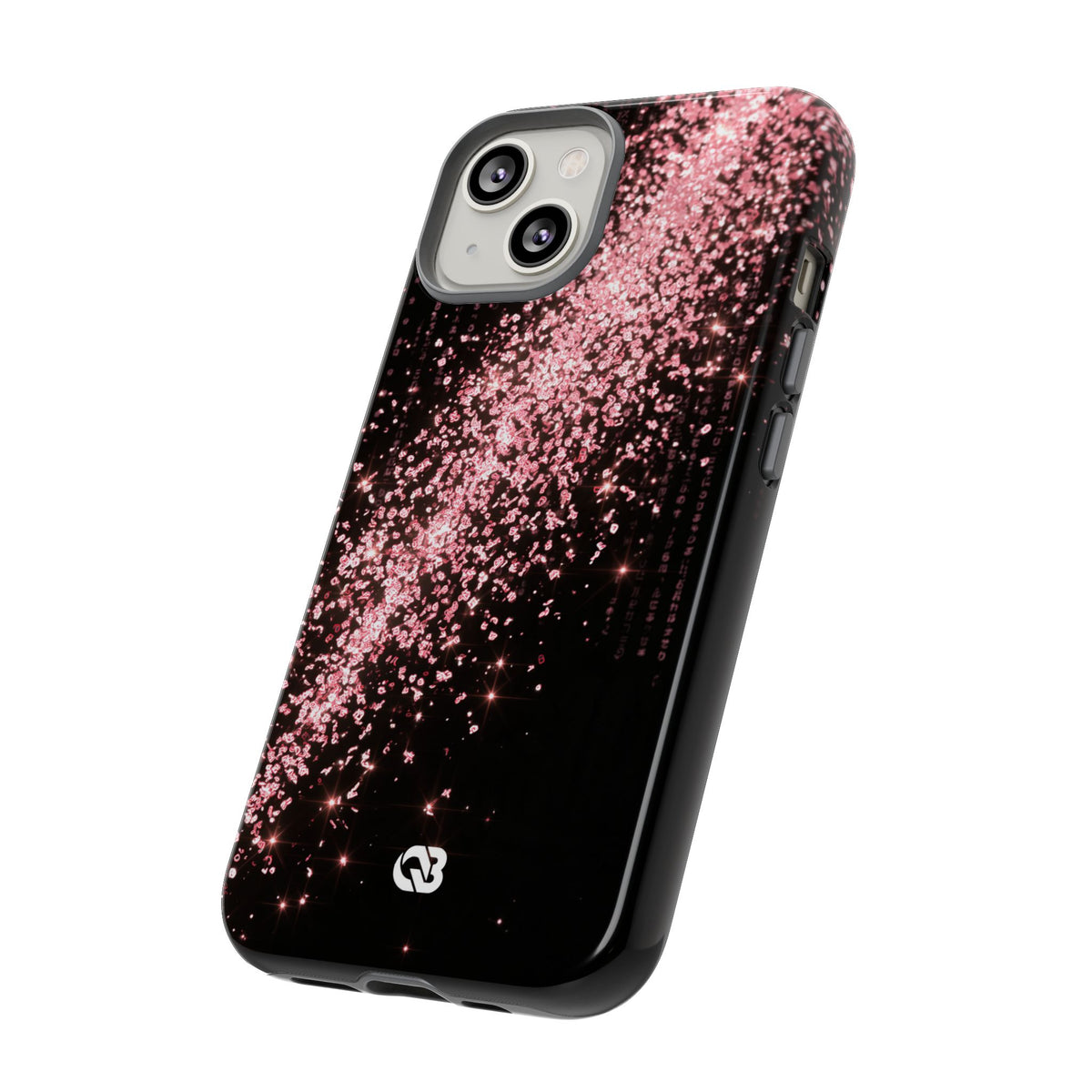 Rose Digital Cascade · Tough Phone Case for iPhone · Pink