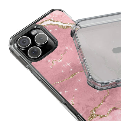 Rose Sparkle Marble · Impact Coque de téléphone pour iPhone · Magsafe