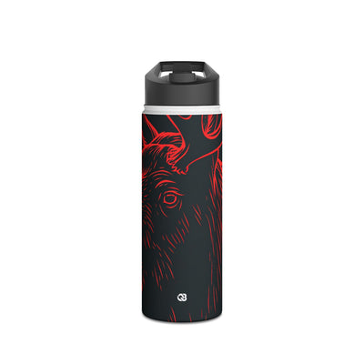 Nordic Elk · Insulated Water Bottle · Black
