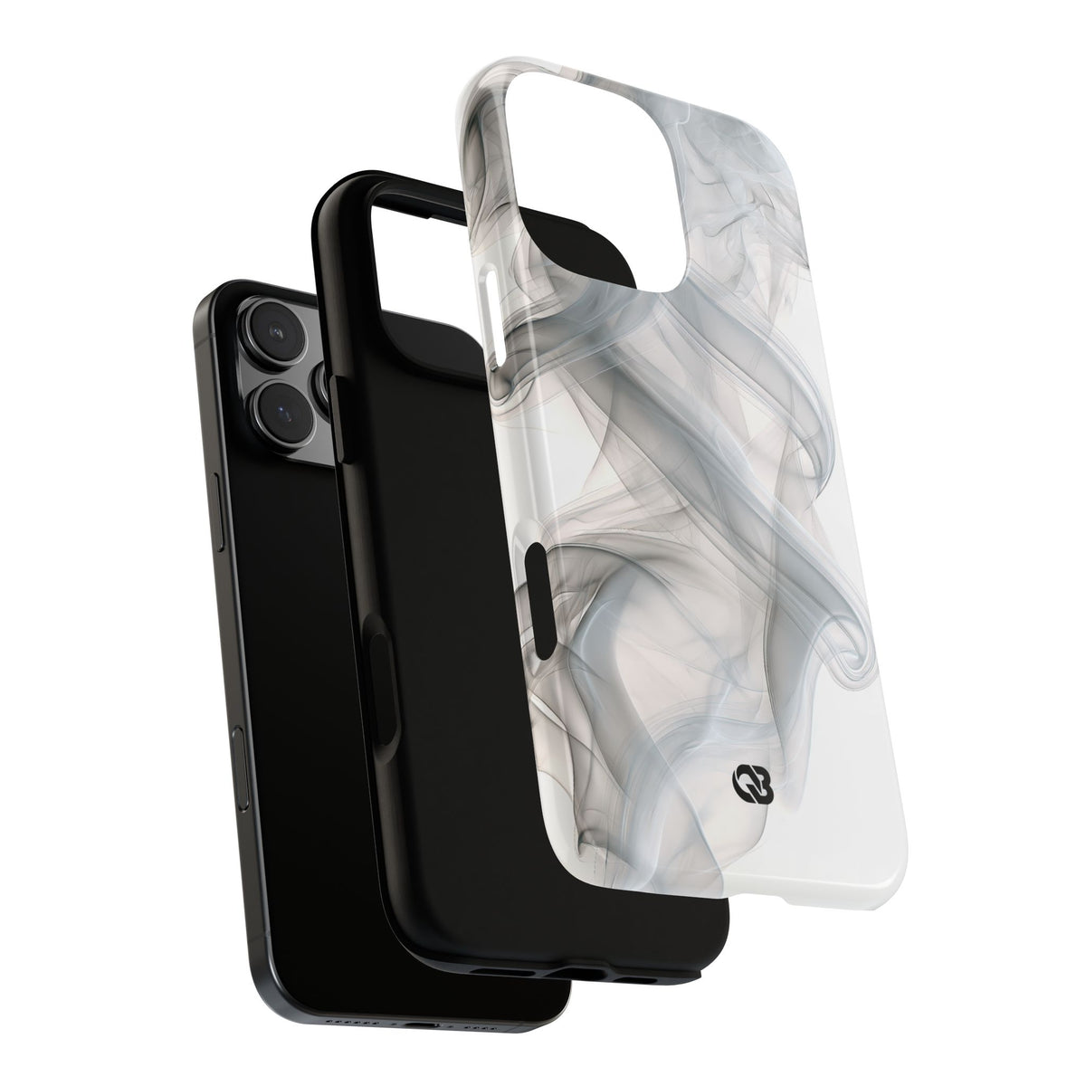 Vapor Noir · Tough Phone Case for iPhone · White
