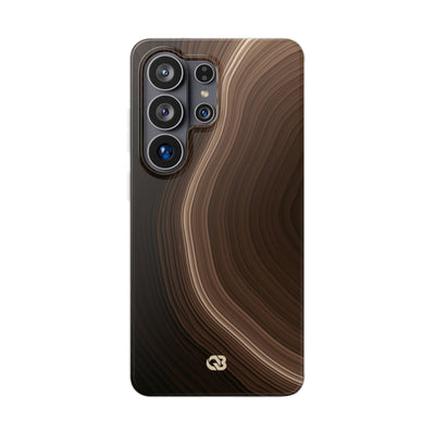 Brown Lite Phone Case for Samsung - Bronzed Canyon Relief