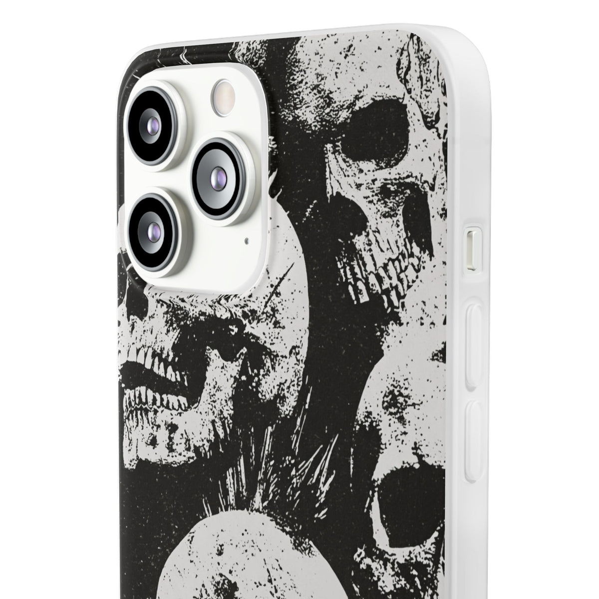 Punk Skull Riot · Lite Phone Case for iPhone ·  Black