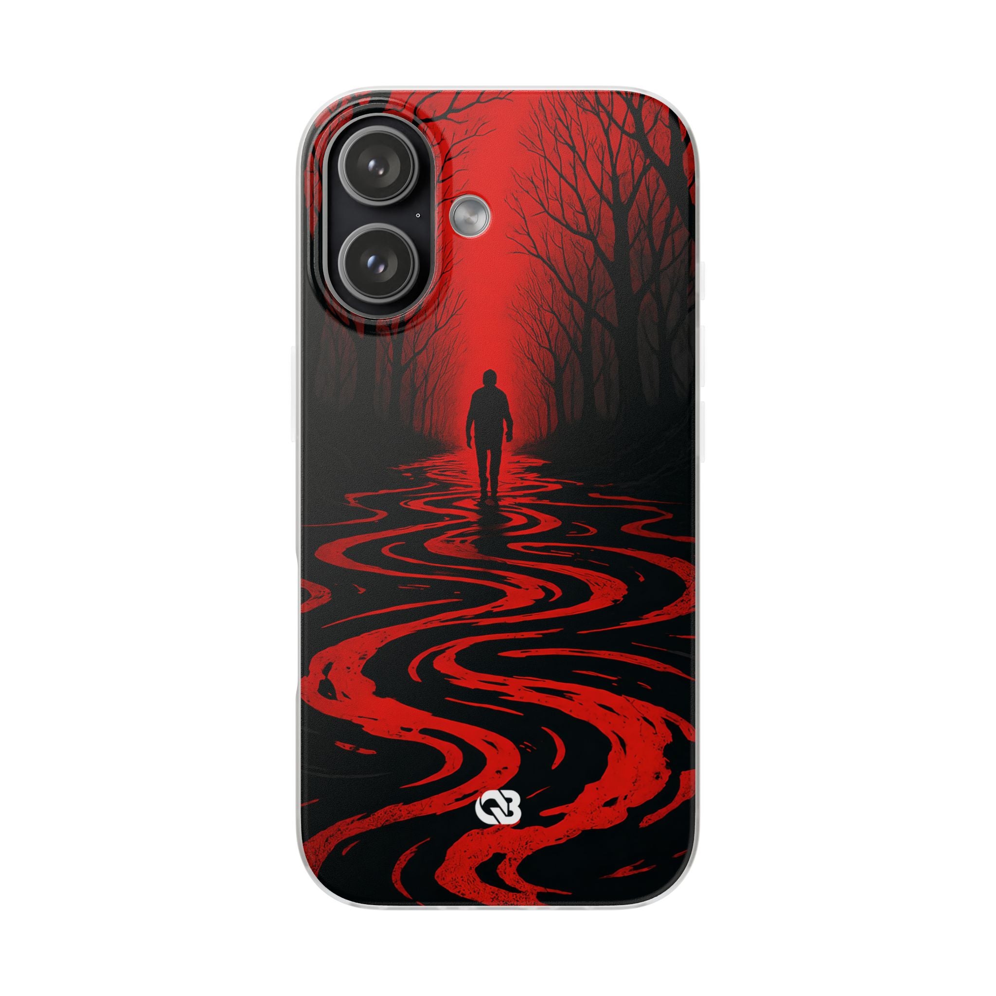 Crimson Shadow Path · Soft Phone Case for iPhone