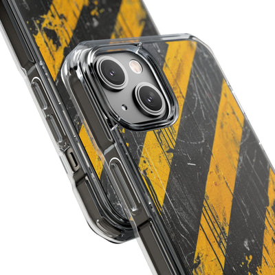 Urban Hazard Decay · Clear Impact Magnetic Phone Case for iPhone · Black