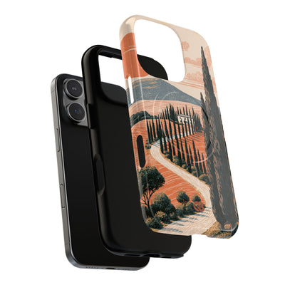 Orange Tough 2.0 Magsafe Phone Case for iPhone - Terracotta Ridge Trail