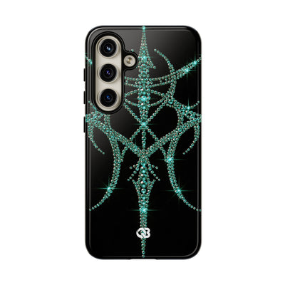 Teal Cyber Sigil · Tough Phone Case for Samsung · Teal