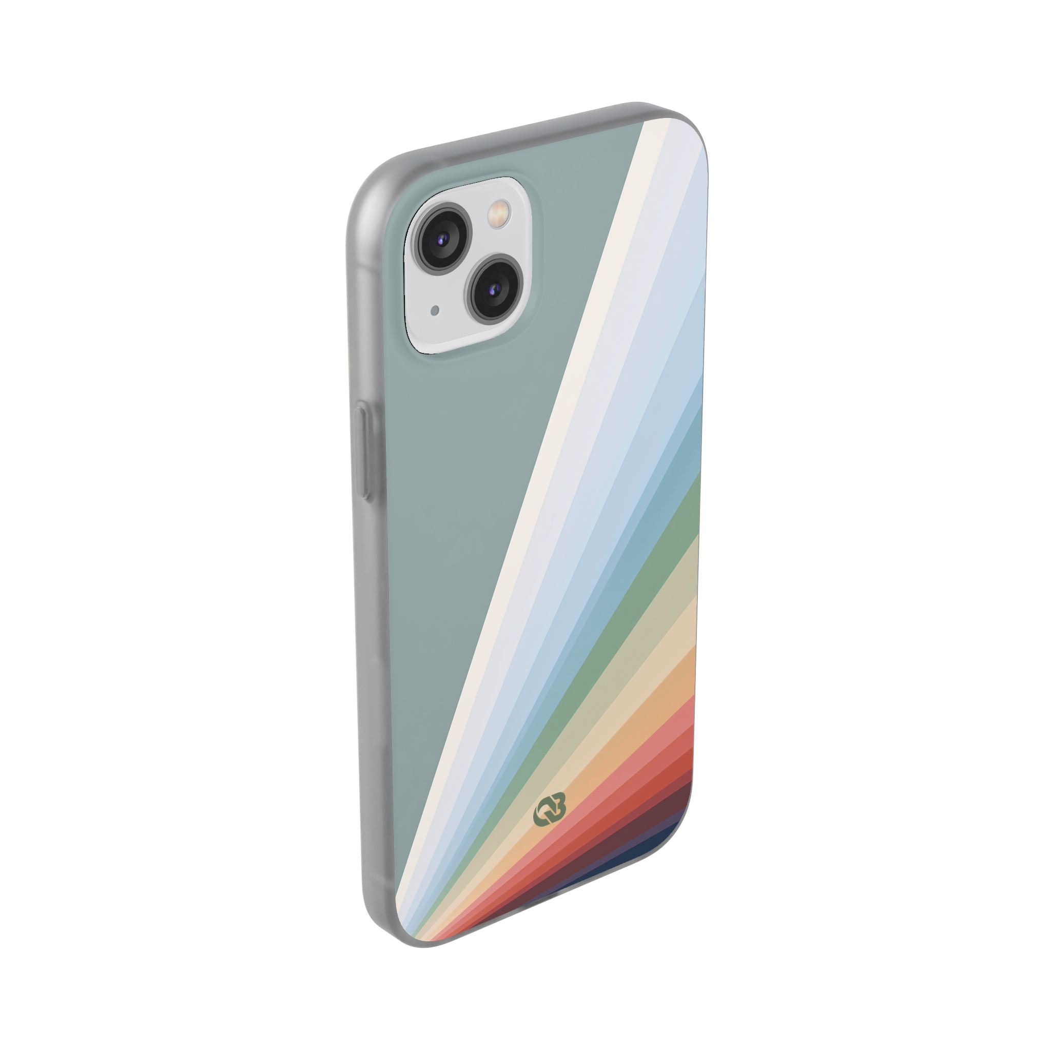 Green Lite Phone Case for iPhone - Sage Prism Beam