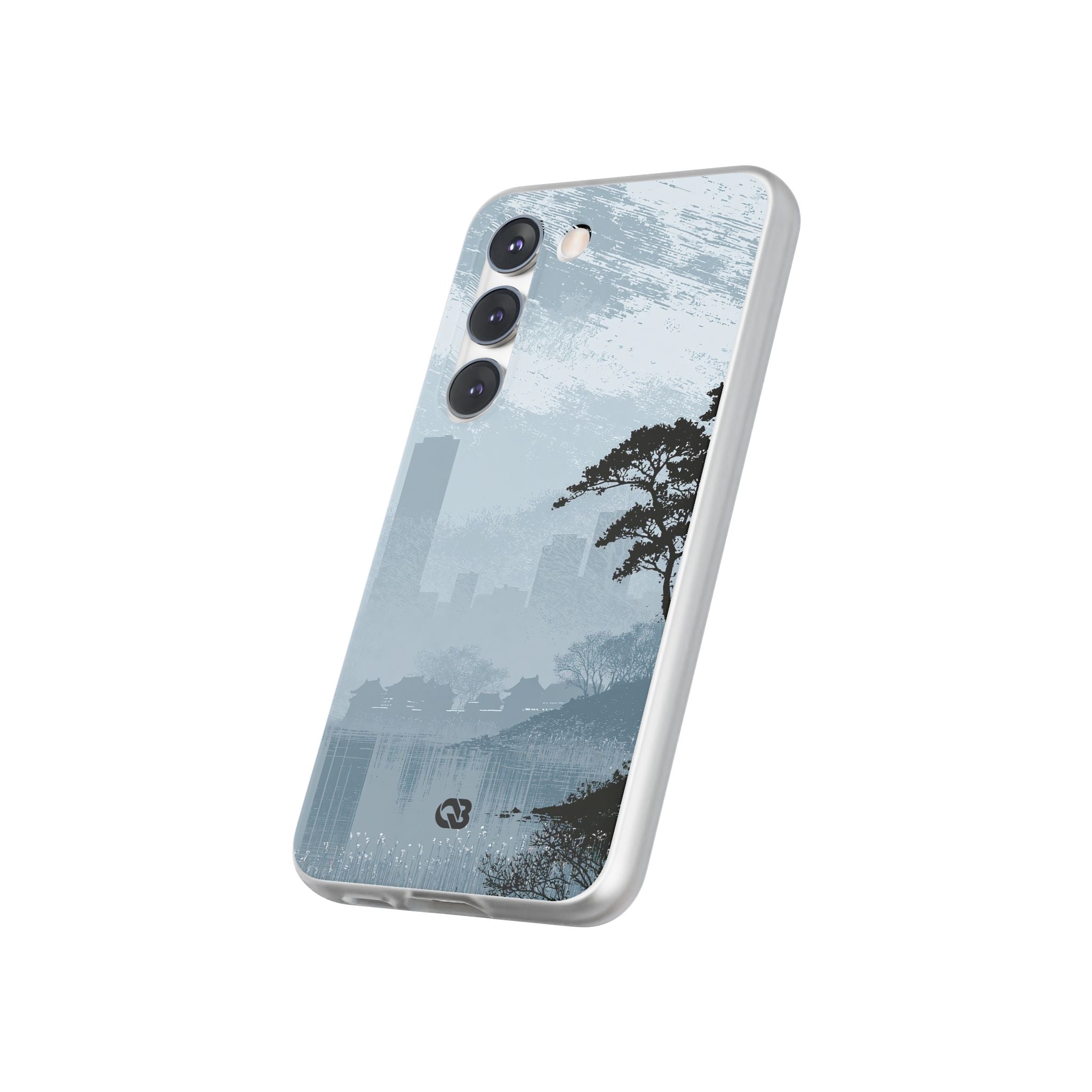 Grey Lite Phone Case for Samsung - Steel Slate Zen