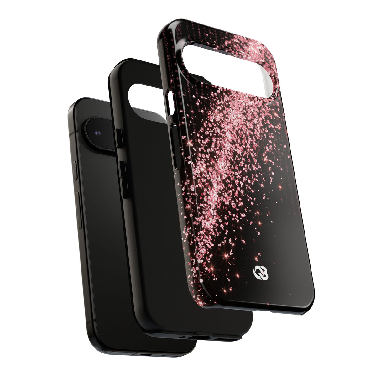 Rose Digital Cascade · Tough Phone Case for Pixel ·  Pink