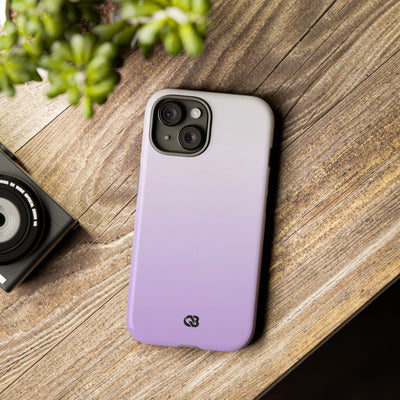 Purple Tough Phone Case for iPhone - Frosted Lavender Fade