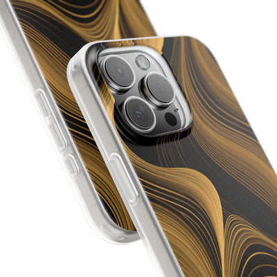 Gold Lite Phone Case for iPhone - Molten Copper Strands