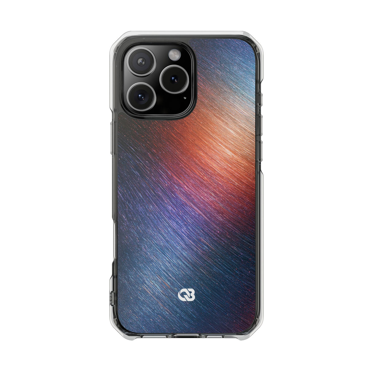 Radiant Energy Stream · Clear Impact Magnetic Phone Case for iPhone · Blue