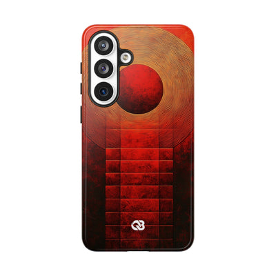 Crimson Solar Halo · Tough Phone Cover for Samsung