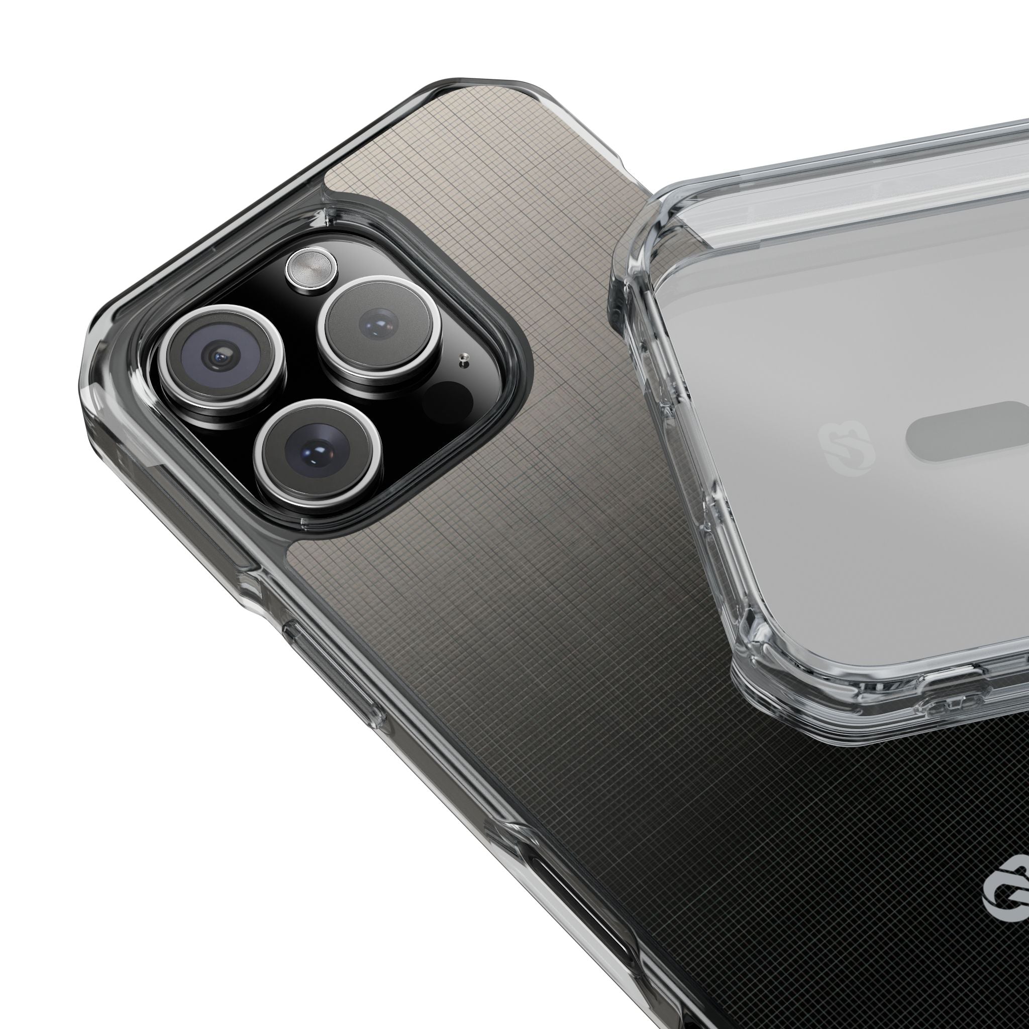 Grey Impact MagSafe Phone Case for iPhone - Faded Sand Mesh
