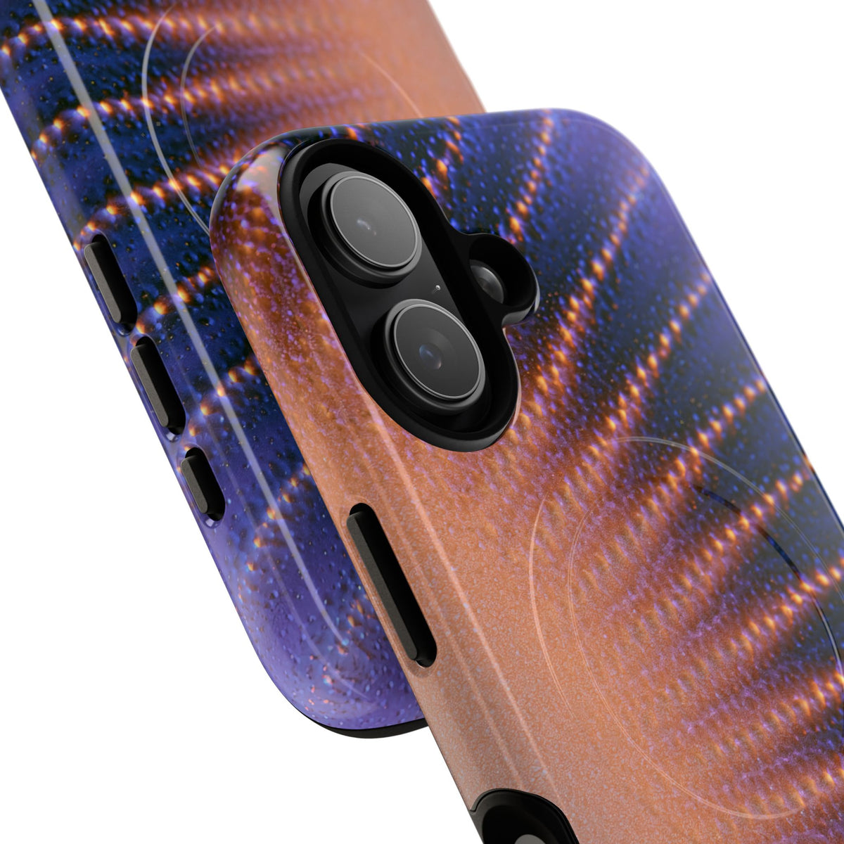 Luminous Aura Burst · Tough 2.0 Magnetic Phone Case for iPhone · Blue