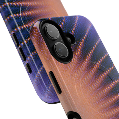 Luminous Aura Burst · Tough 2.0 Magnetic Phone Case for iPhone · Blue