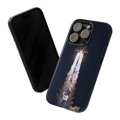 Obsidian Rocket Ascent · Tough Phone Case for iPhone