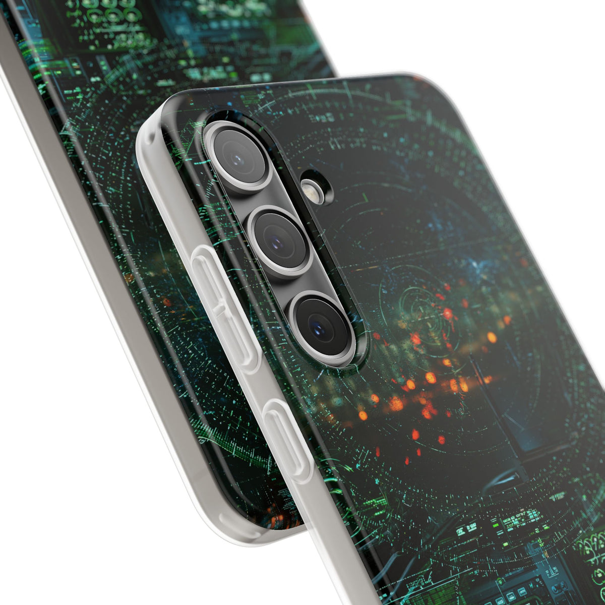 Tactical Avionics HUD · Lite Phone Case for Samsung · Green