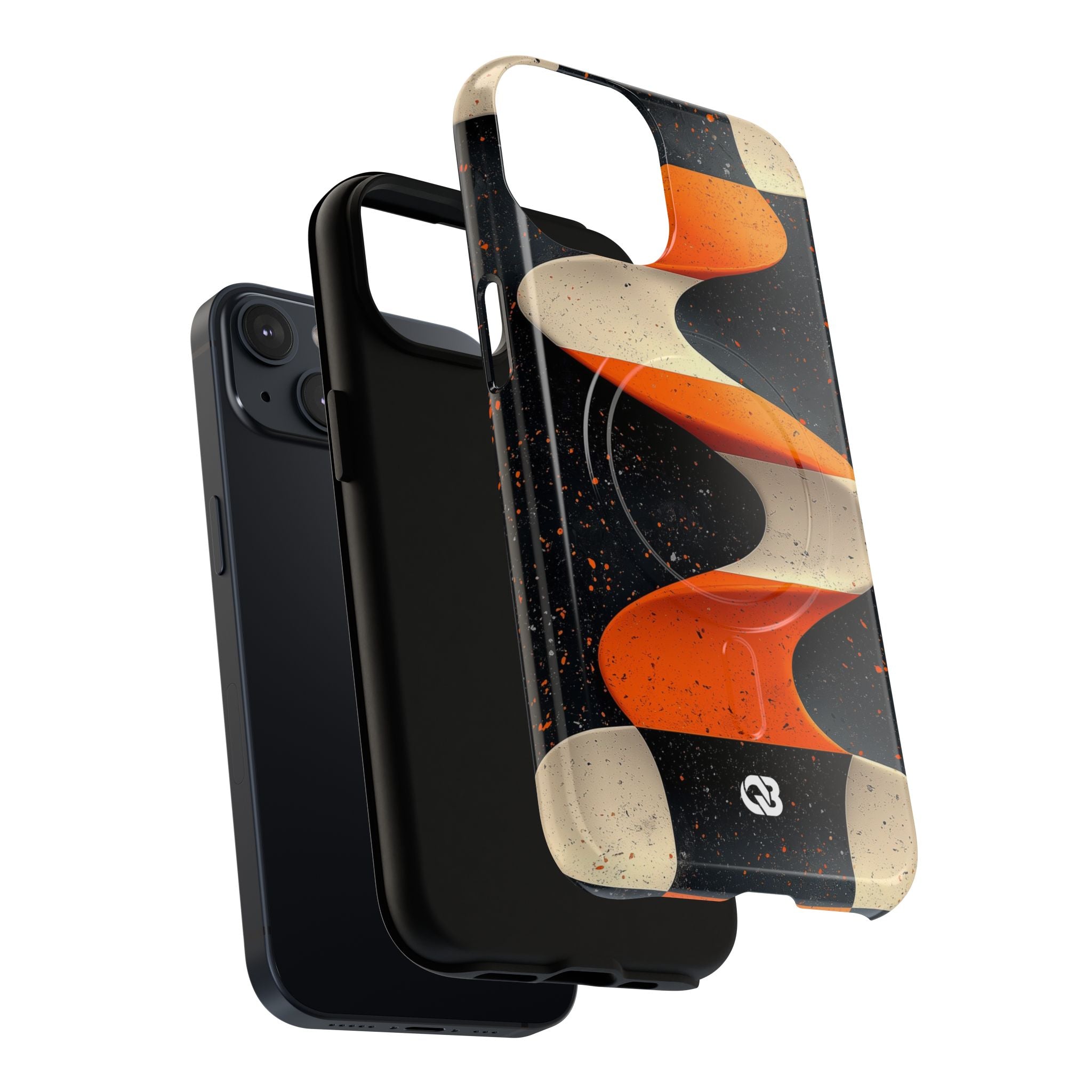 Orange Grit Twist · Tough+ Phone Case for iPhone · Magsafe